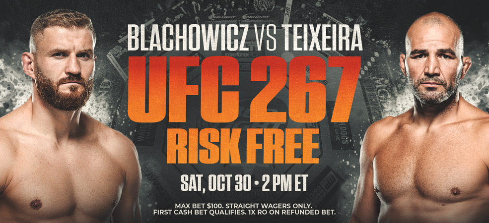 $100 RISK FREE WAGER #UFC267